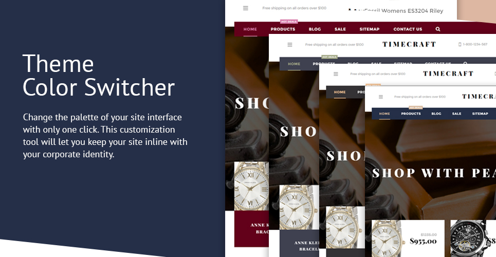 тема time craft shopify