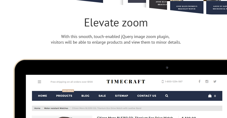 тема time craft shopify