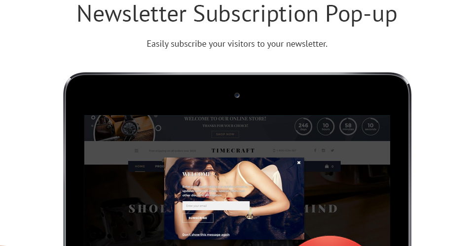 тема time craft shopify
