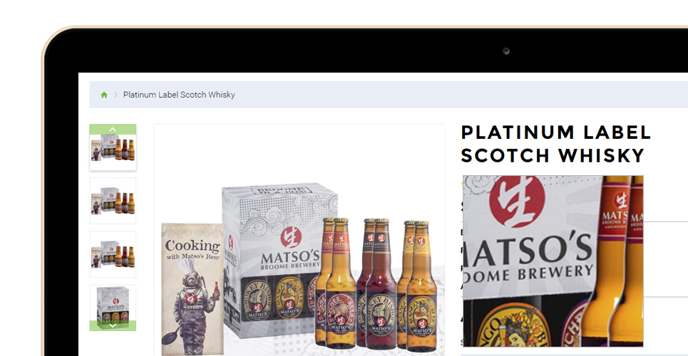 шаблон drinky opencart