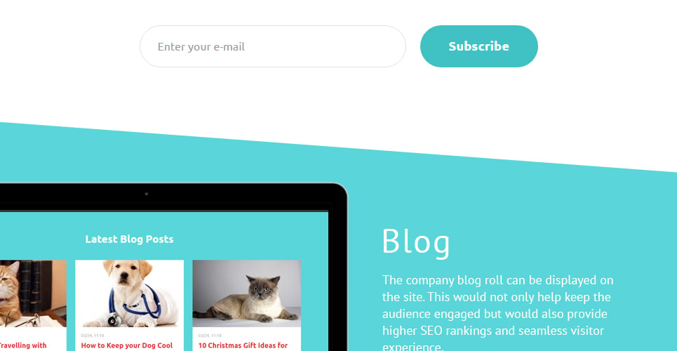 шаблон OpenCart petshop