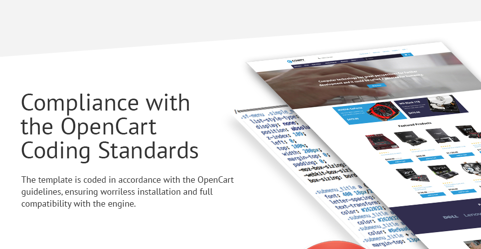 шаблон compy opencart