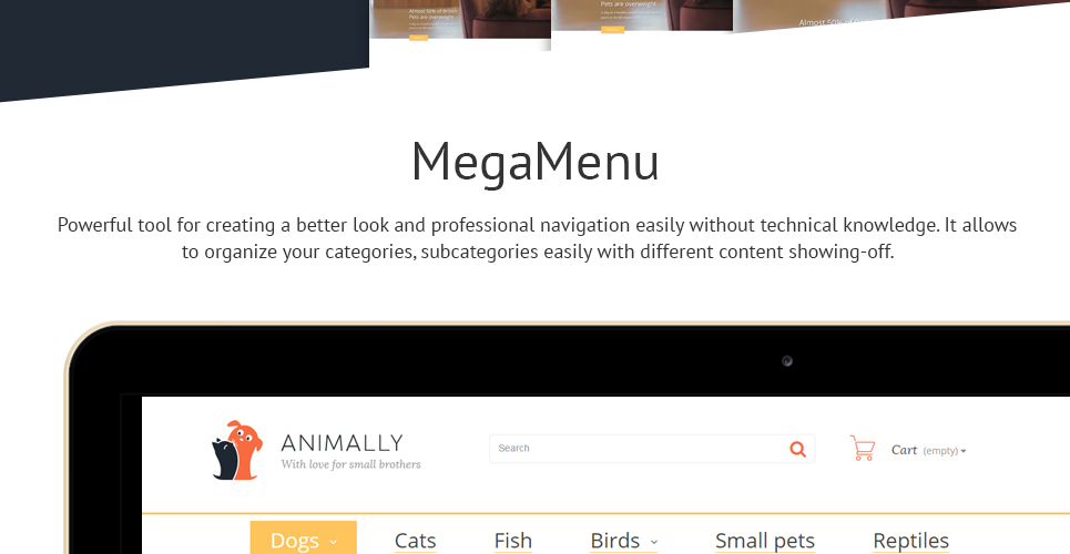 тема animally prestashop