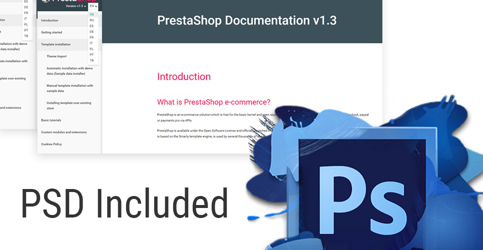 тема интерьера prestashop