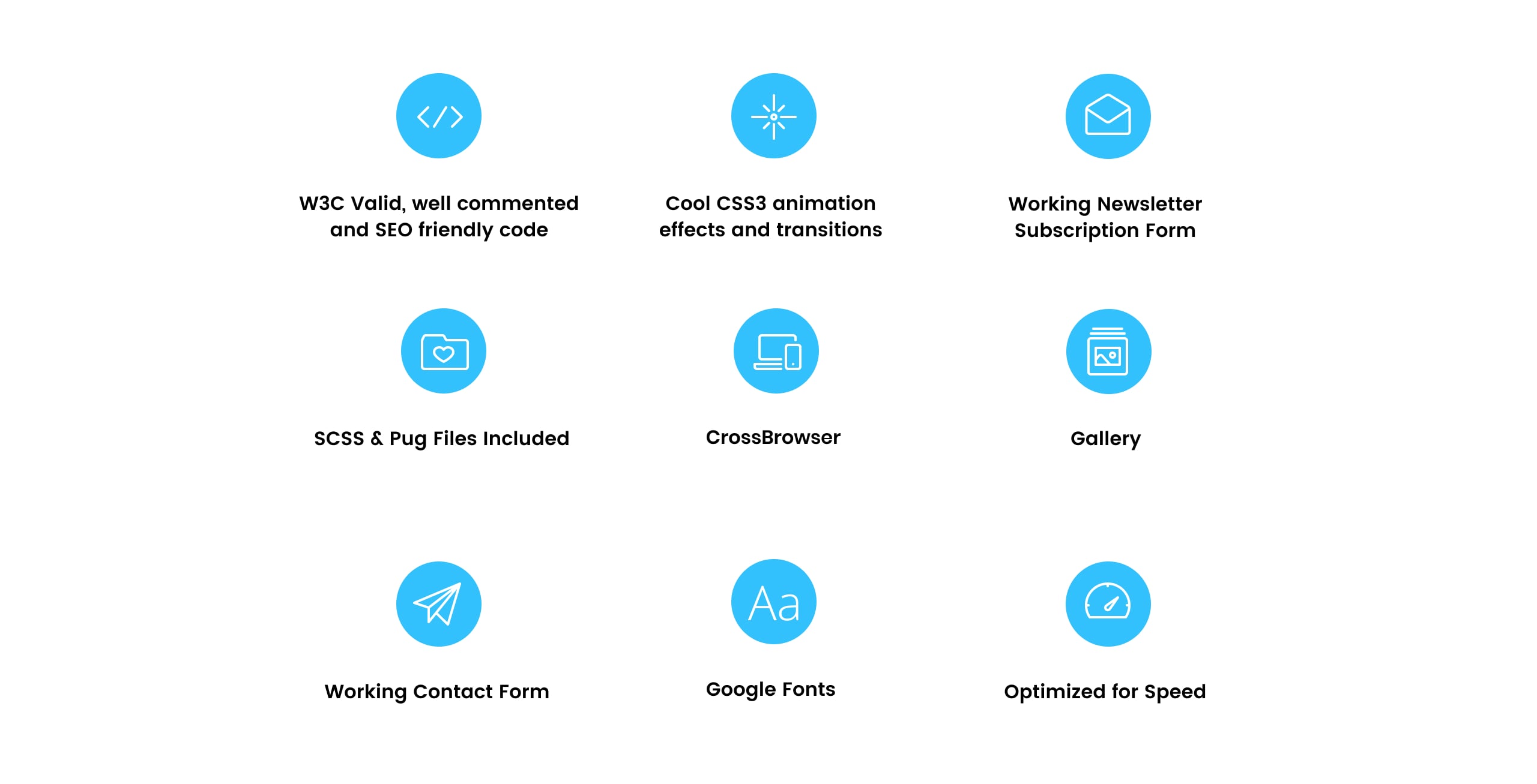 design studio minimal html landing page template