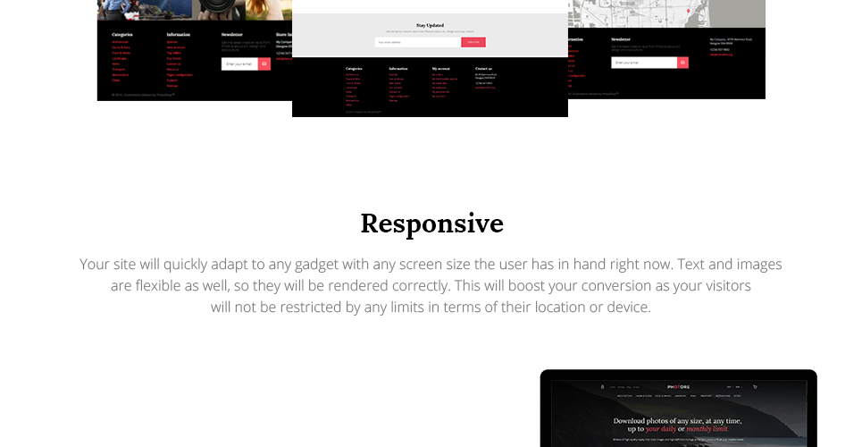 фото со стока prestashop тема