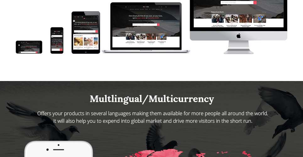 фото со стока prestashop тема