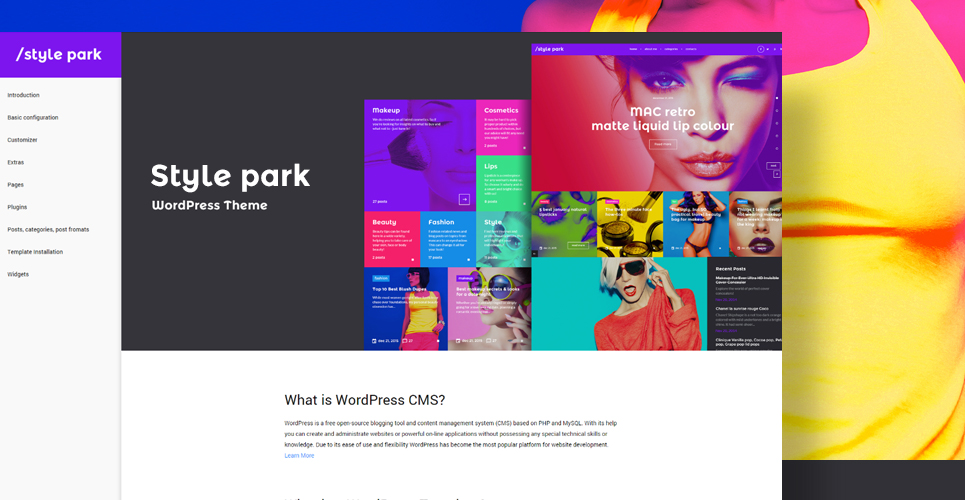 мода блог wordpress тема