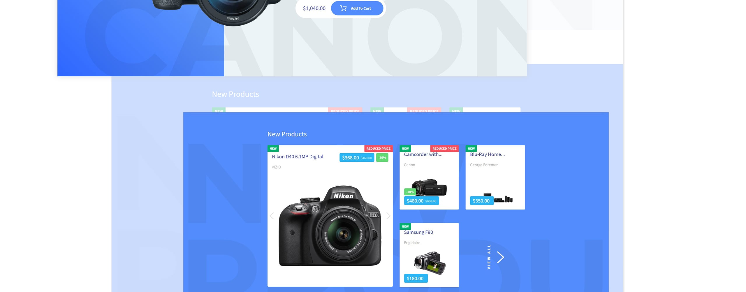 электронные устройства prestashop тема