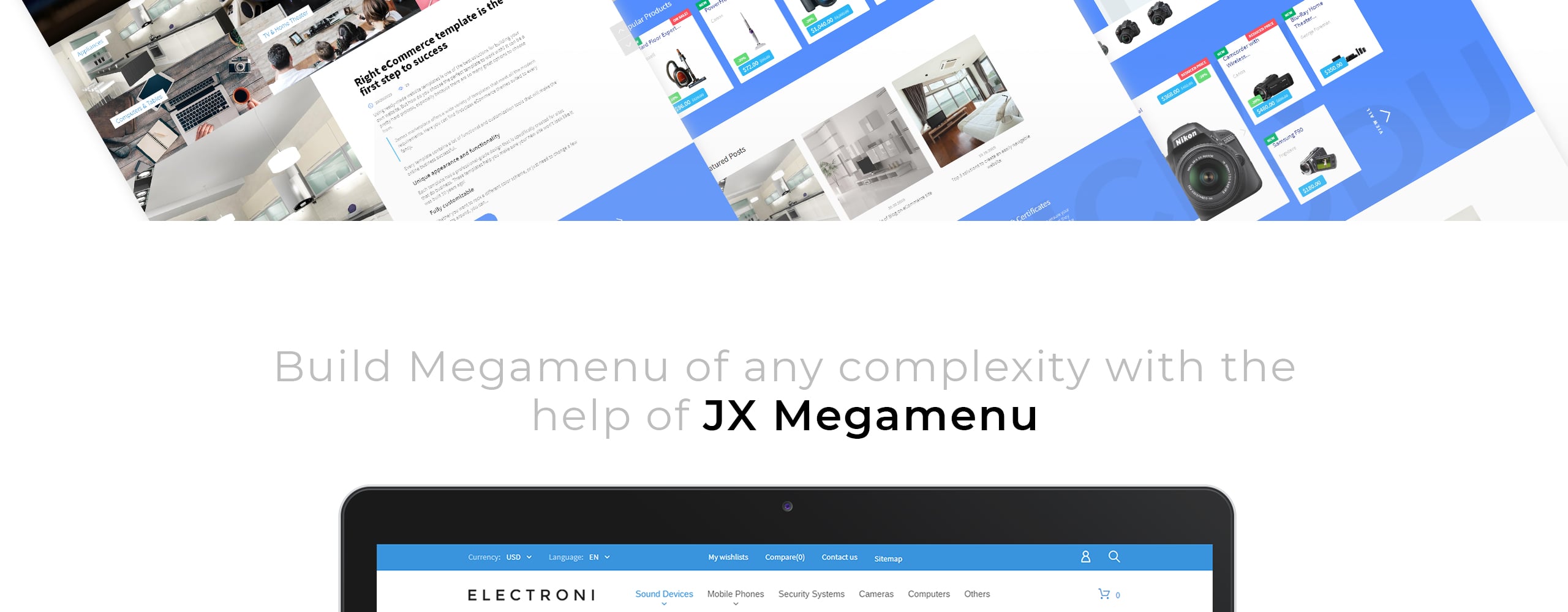 электронные устройства prestashop тема