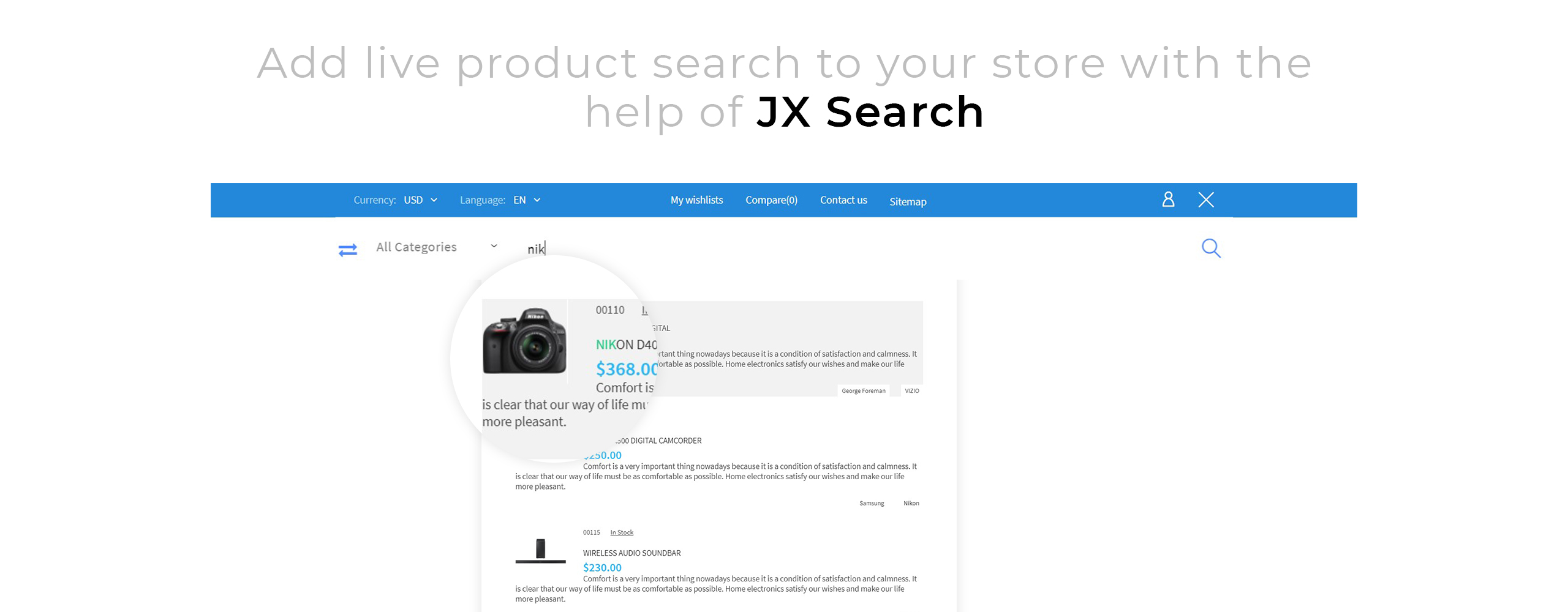 электронные устройства prestashop тема