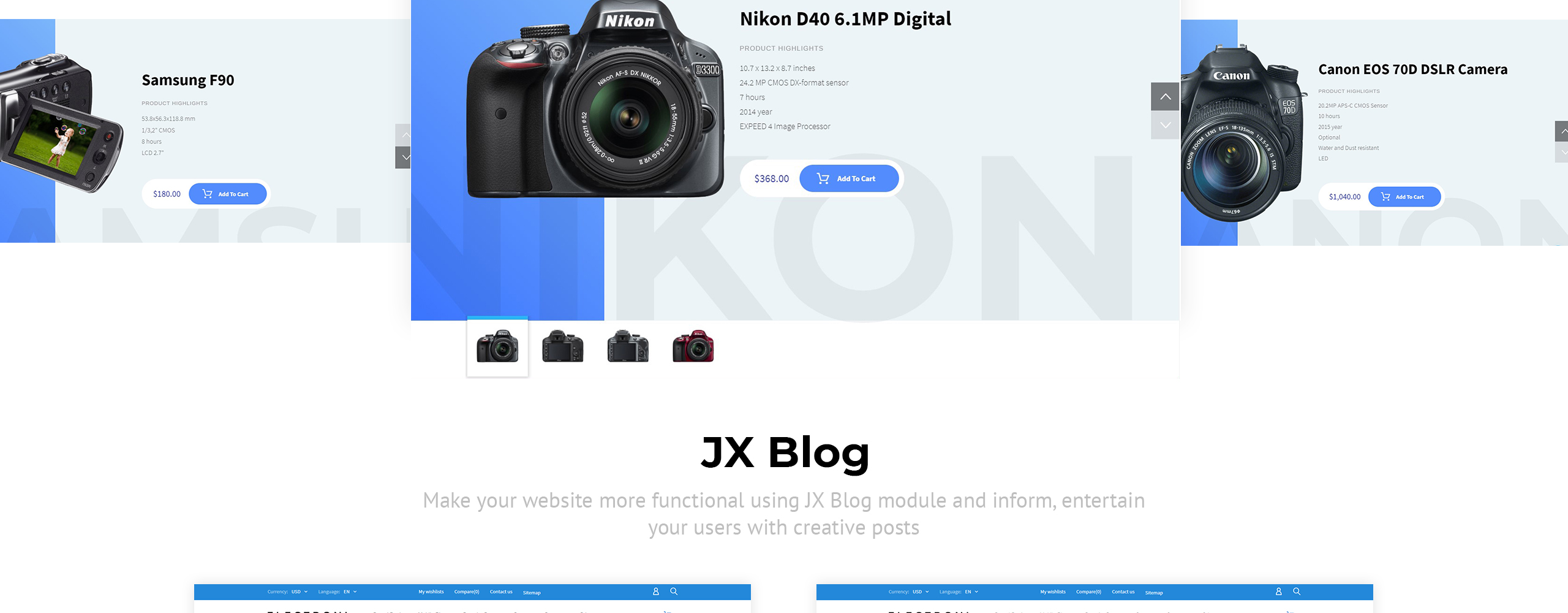 электронные устройства prestashop тема