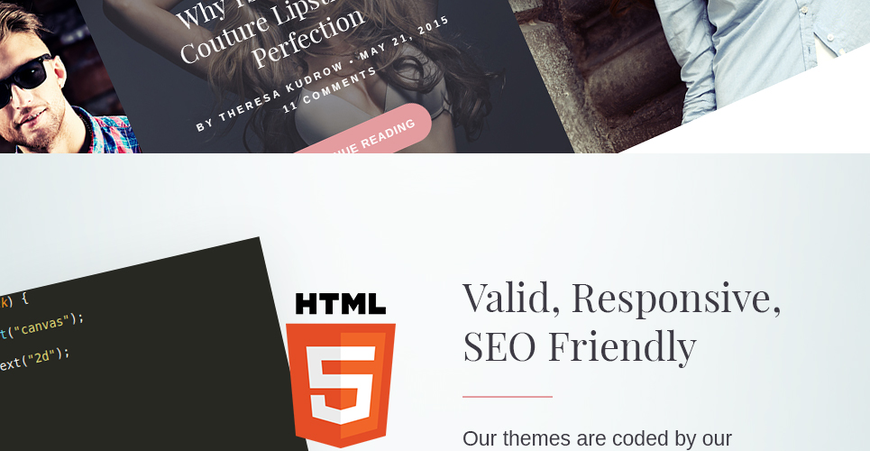 мода блог журнал wordpress тема