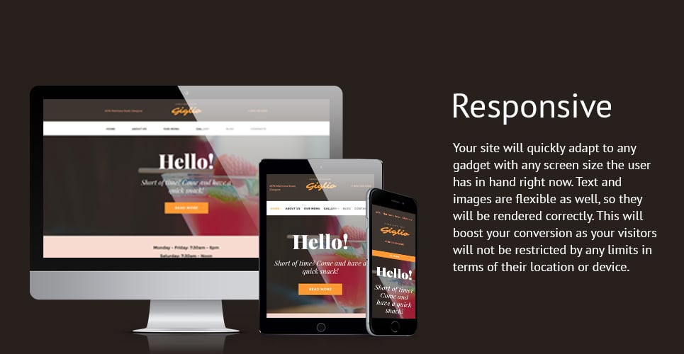 giglio wordpress тема