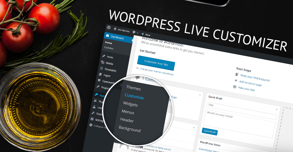 ресторан блог wordpress тема