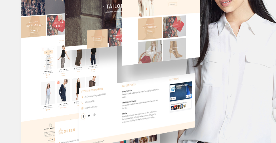 женская одежда prestashop тема