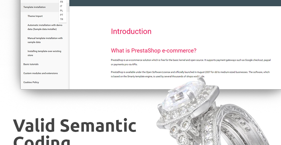 женская одежда prestashop тема