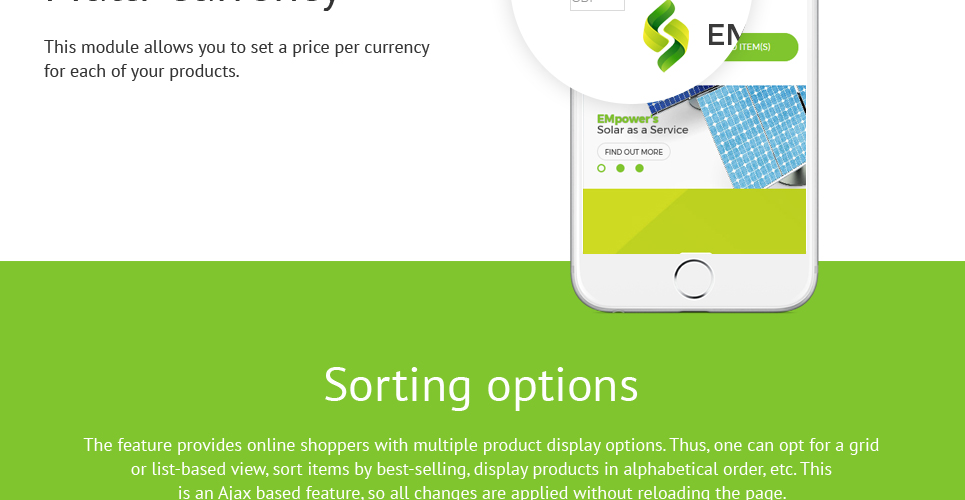 солнечная энергия shopify тема
