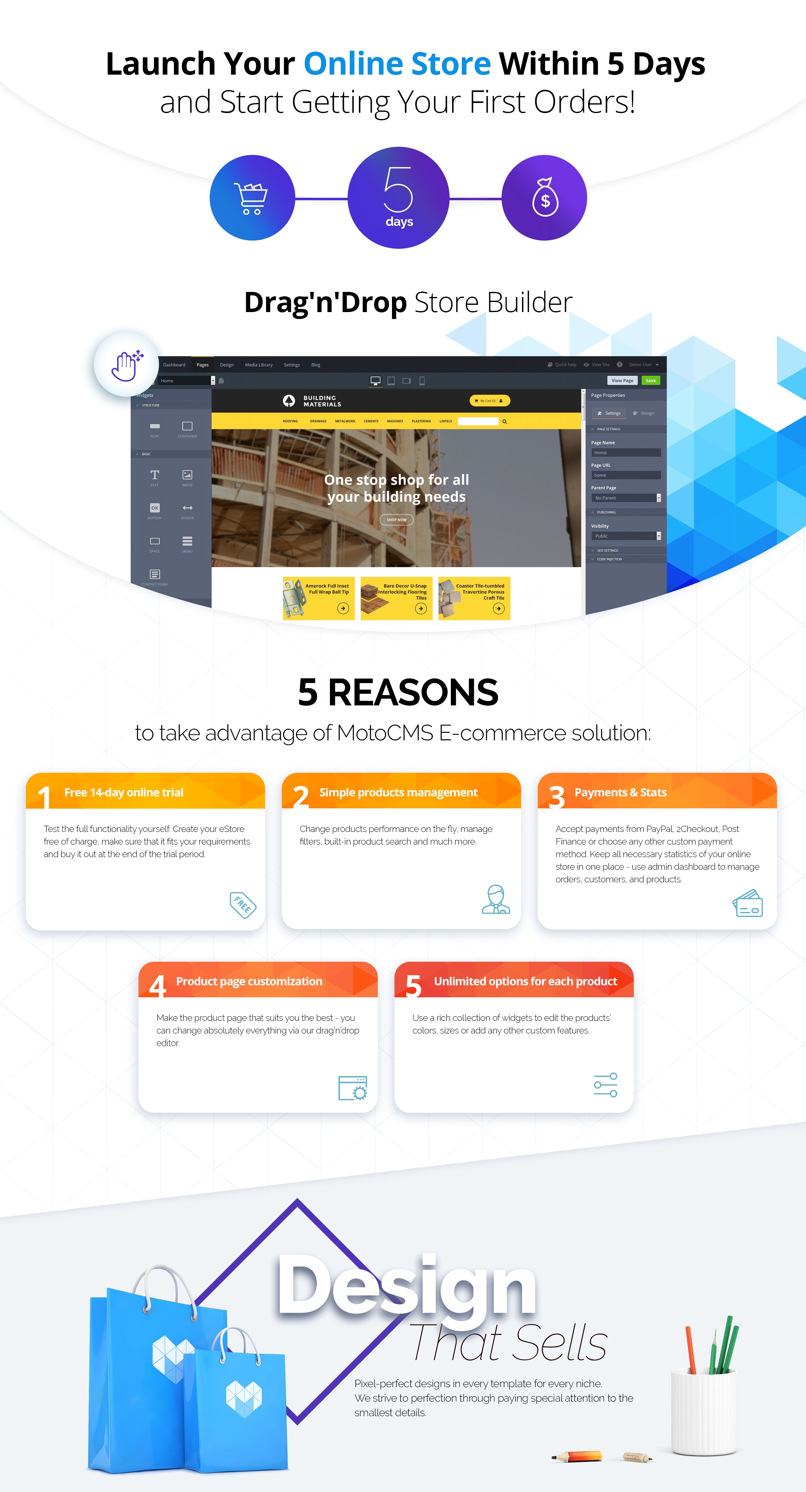 строительные материалы motocms шаблон электронной коммерции