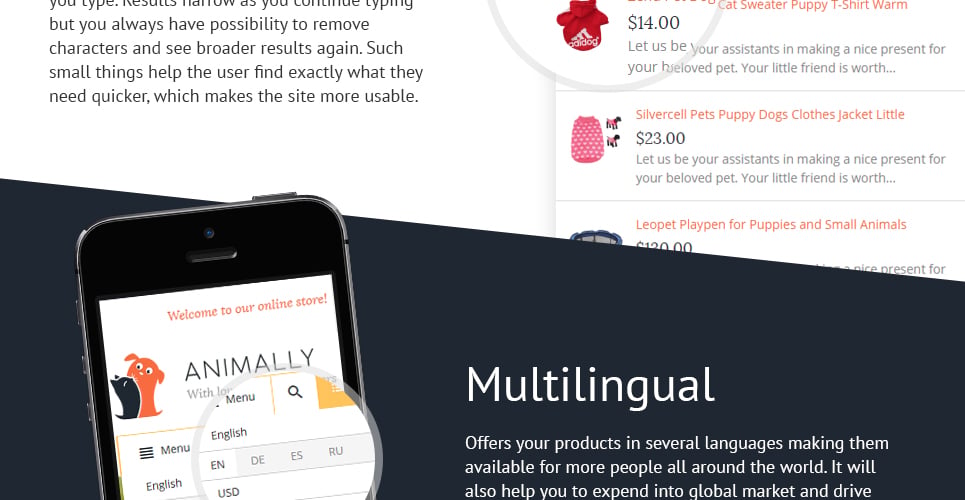 тема animally magento