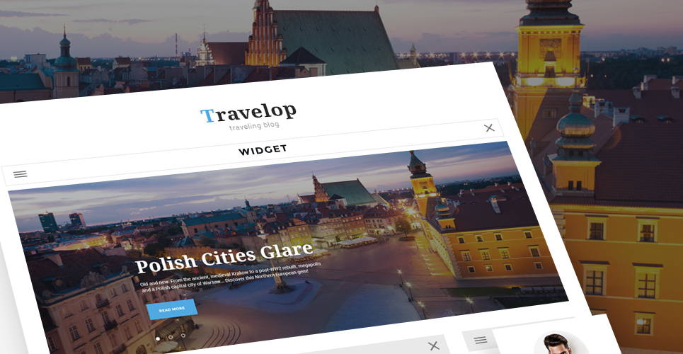 путешествующий блог wordpress тема