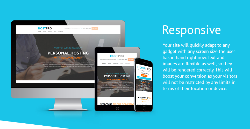 тема WordPress hostpro