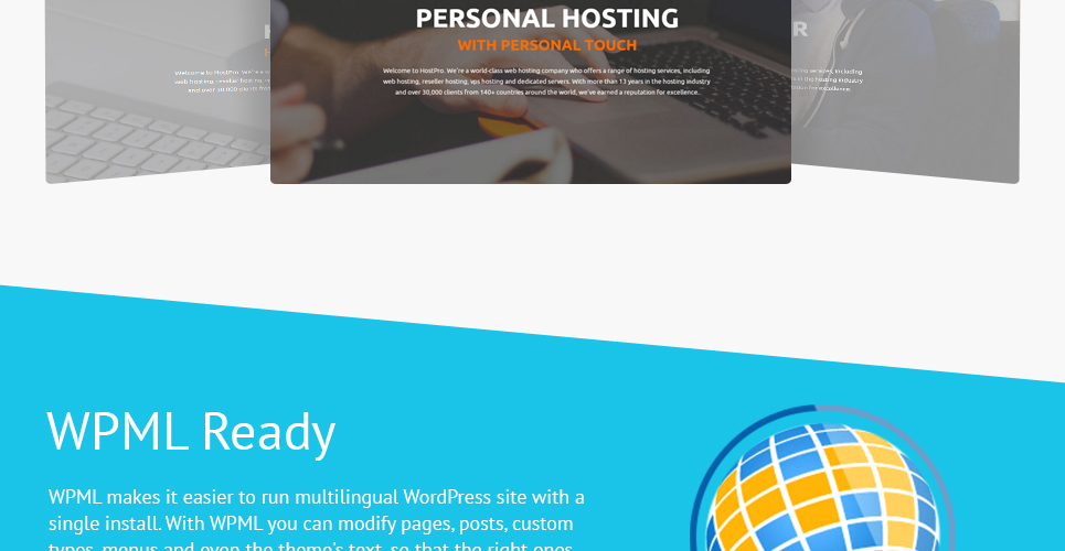 тема WordPress hostpro