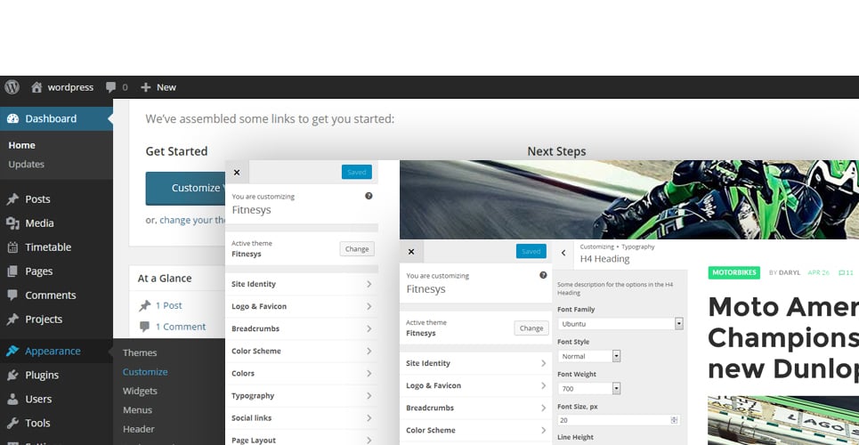 спортивная гоночная тема wordpress