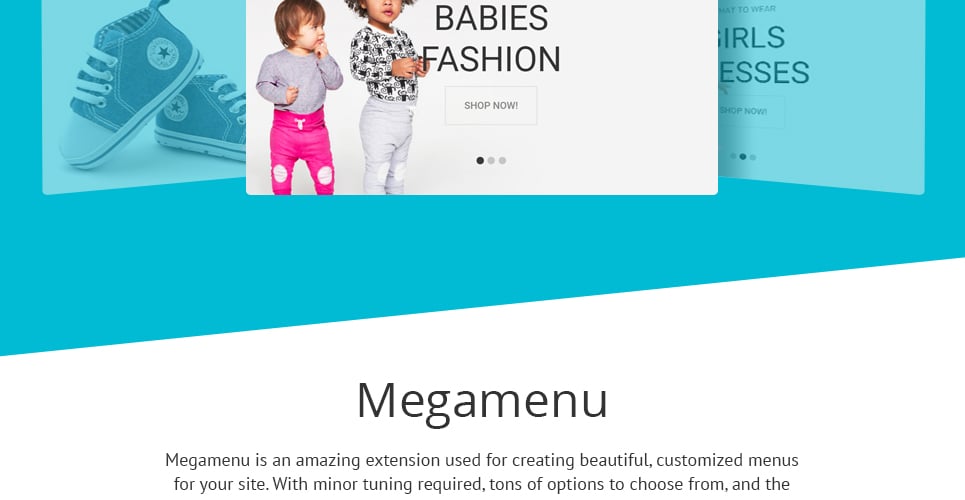 детская тема magento