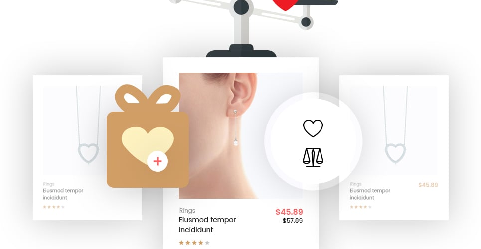 магазин ювелирных изделий и аксессуаров отзывчивая тема woocommerce
