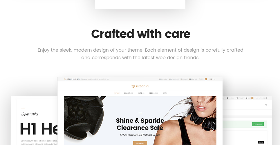 магазин ювелирных изделий и аксессуаров отзывчивая тема woocommerce