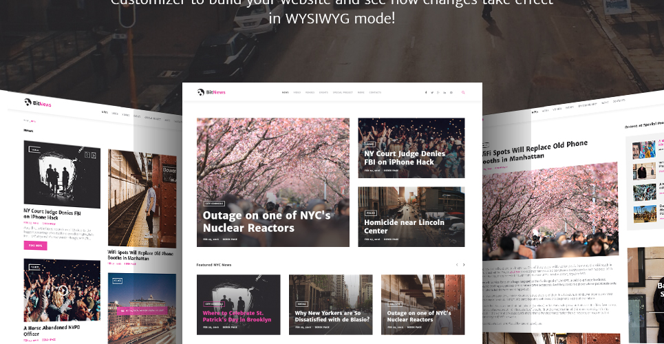 блог, журнал и новостной портал wordpress тема