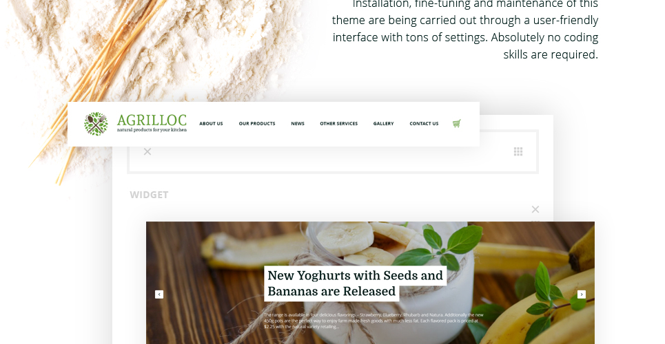 тема woocommerce agricultural supply &amp; farm foods