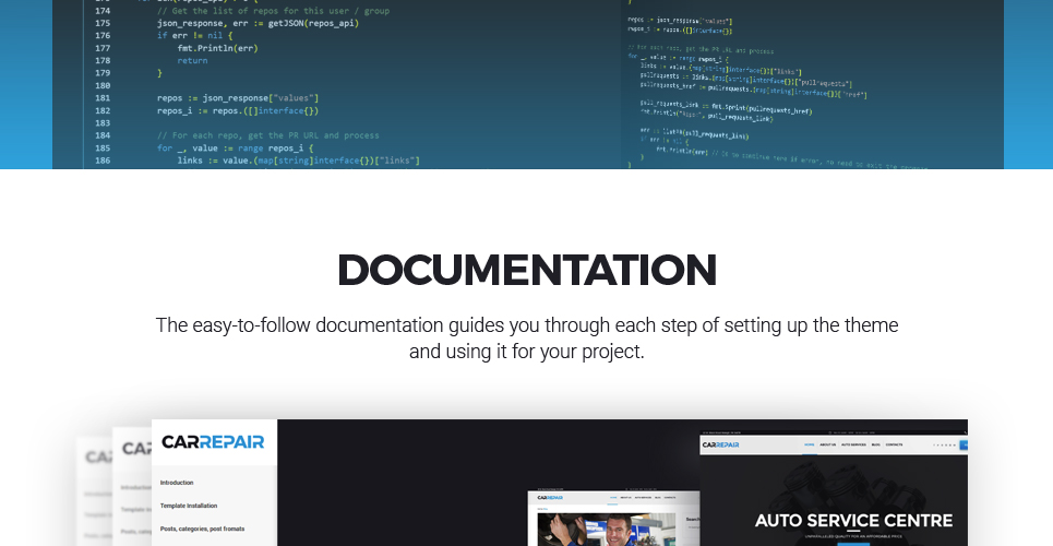 услуги по ремонту автомобилей тема wordpress
