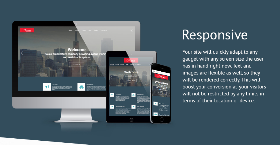 florencia architecture joomla шаблон