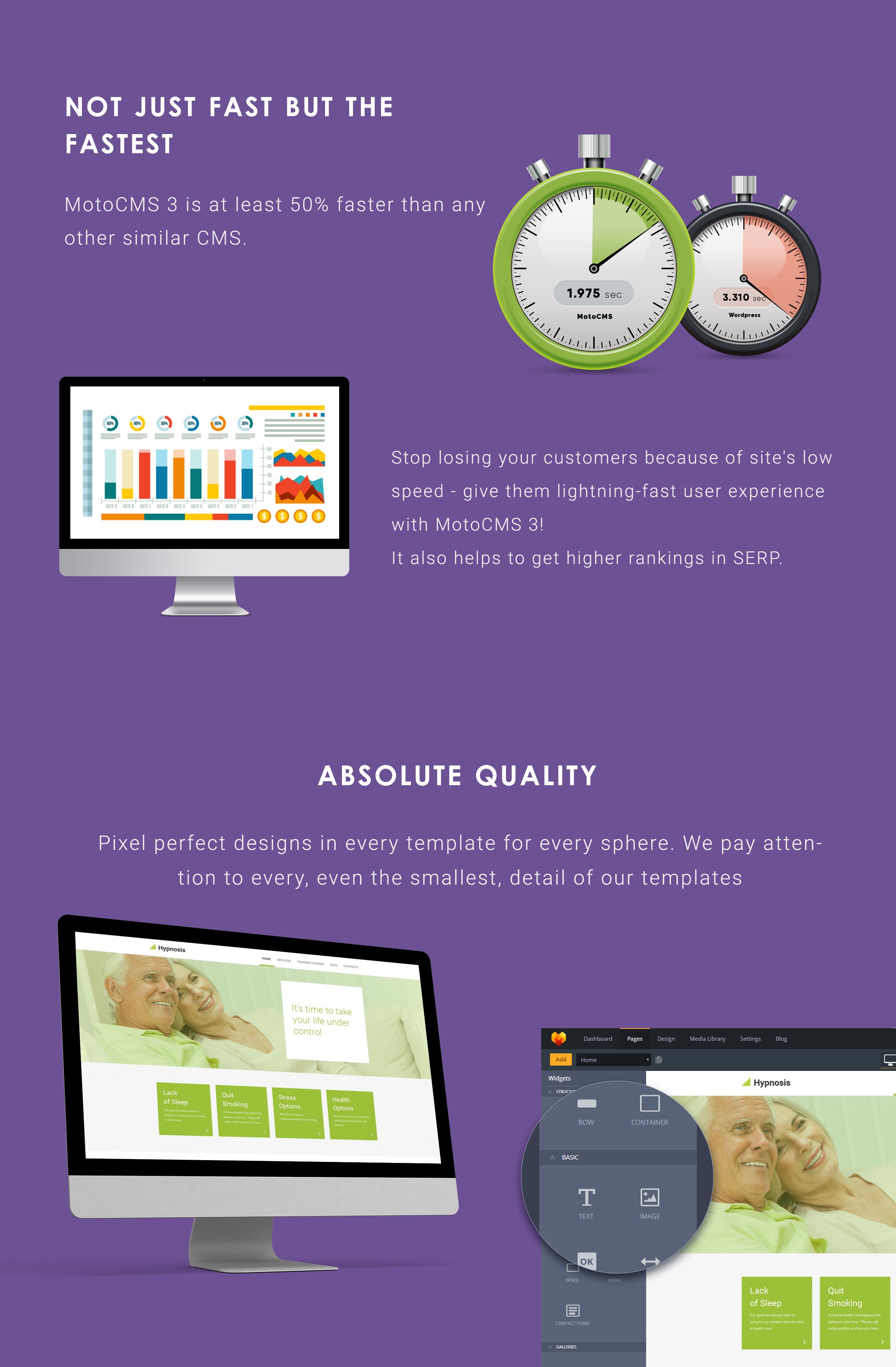 шаблон hypnotherapy moto cms 3