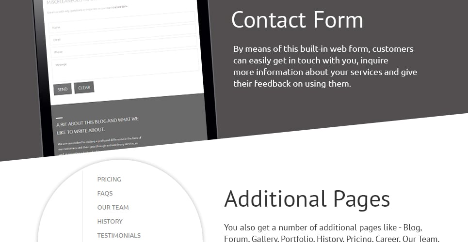 шаблон dogs joomla