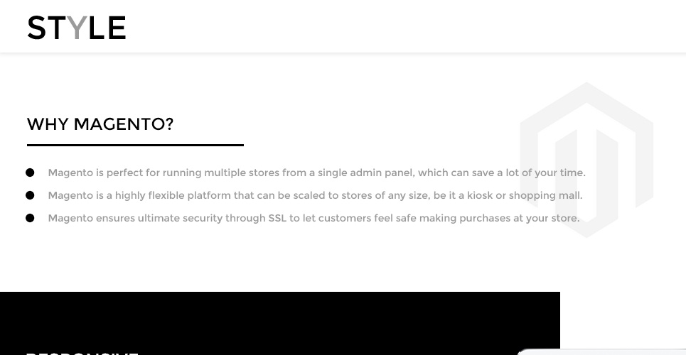 модная одежда magento тема