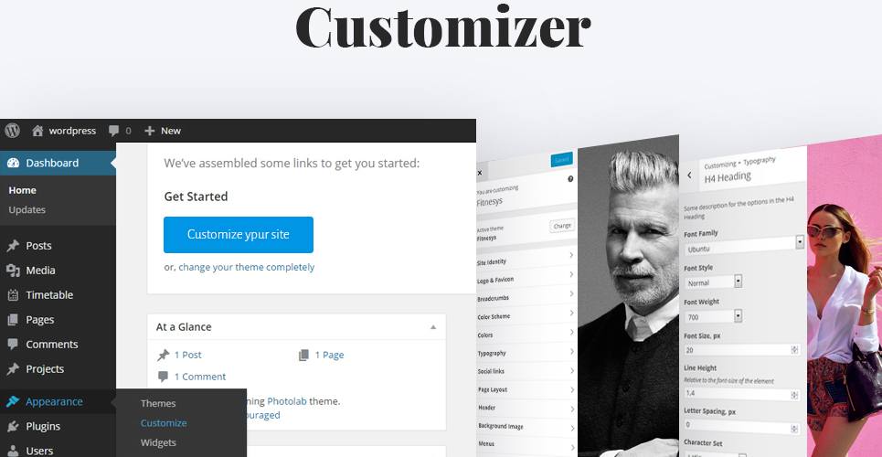 модный блог и журнал wordpress тема