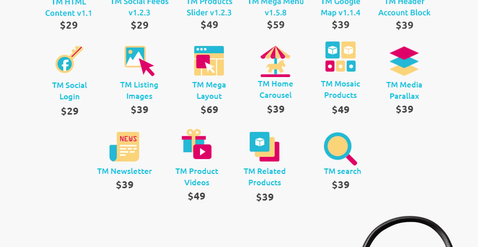 тема texlist prestashop