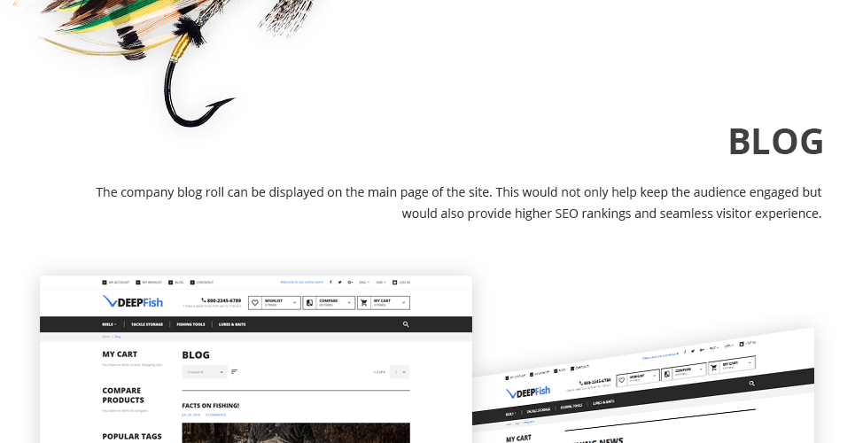 deepfish magento тема