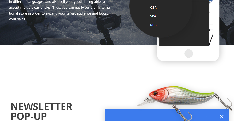 deepfish magento тема