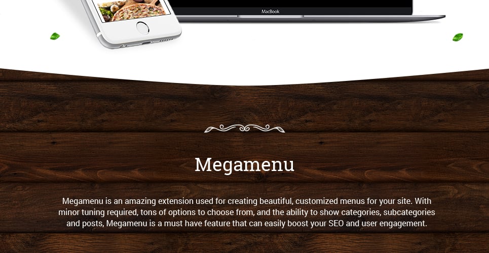 пицца отзывчивая тема magento