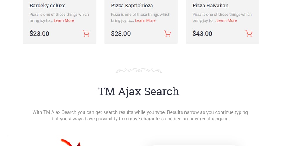 пицца отзывчивая тема magento