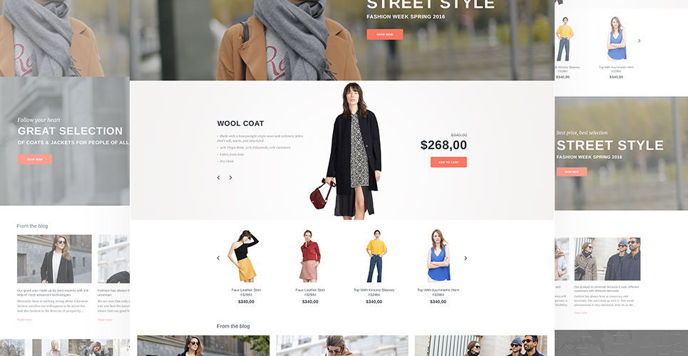 тема PrestaShop одежды