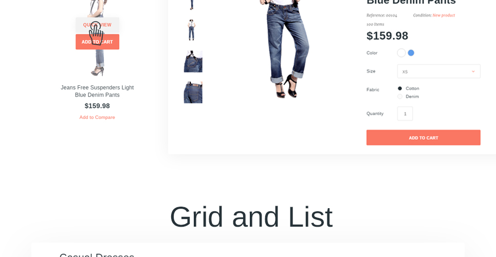тема PrestaShop одежды