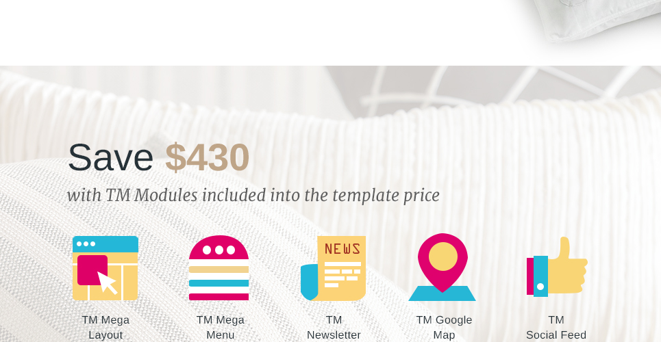 тема постельного белья prestashop