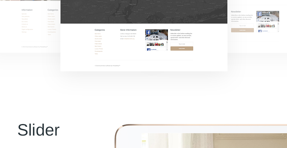 тема постельного белья prestashop
