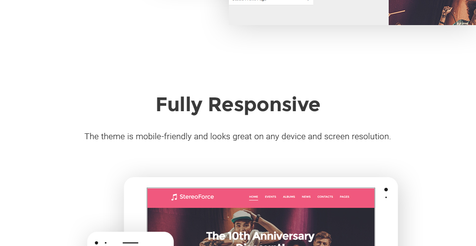 музыка отзывчивая тема wordpress