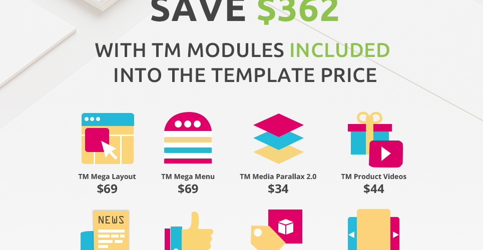 корпоративный дизайн тема prestashop